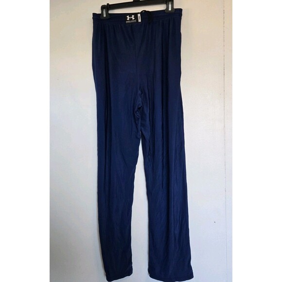 Under Armour Pants Mens M Blue Athletic Sweatpants Loose Fit Gym Fitness - Picture 5 of 8